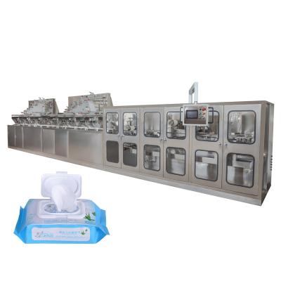 China Full Automatic Hotels Wet Wipe Preparing Machines Baby Wipes Production Machine Wet Wipes Machine Alcohol Wet Wipes Machine for sale