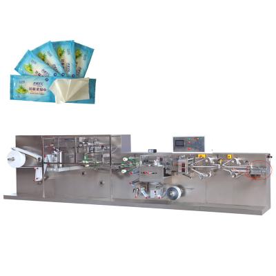 China Full Automatic Hotels Single Wet Wipes Machine Wet Wipes Packing Machine Cloth Wet Packaging Machine for sale