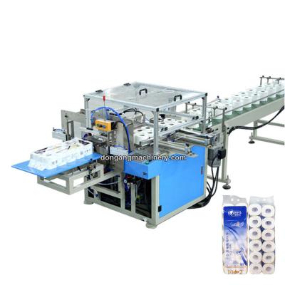 China Semi Automatic Multi Products Toilet Paper Roll Packing Machine For Toilet Paper Roll Package for sale