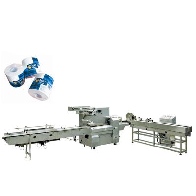 China Full Automatic Single Commodity Roll Toilet Paper Packing Machine For Wrapping Toilet Paper Roll for sale