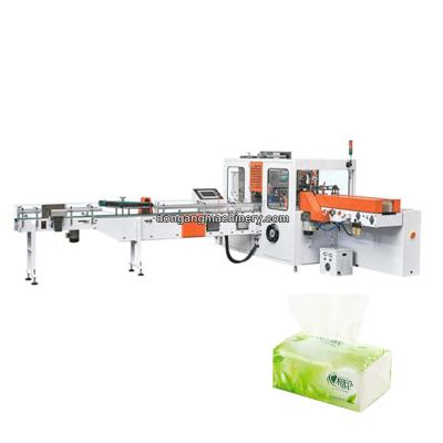 China Full Automatic High Speed ​​Commodity Plastic Bag Facial Tissue Packing Machine For Packing Facial Tissue Paper for sale