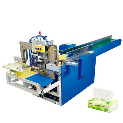 China Semi Automatic Facial Tissue Paper Tissue Paper Packing Machine Hand Towel Tissue Wet Packing Machine for sale