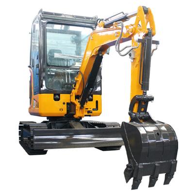 China Construction Material Shops Mini Backhoe Loader RC Metal Excavator River Gold Machine Hydraulic Pump Digging Excavator 3 Ton for sale