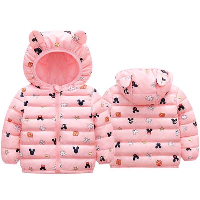 China Autumn And Winter Baby Cartoon Breathable Jacket Boys And Girls Hooded Jacket Kids Christmas Clothes for sale