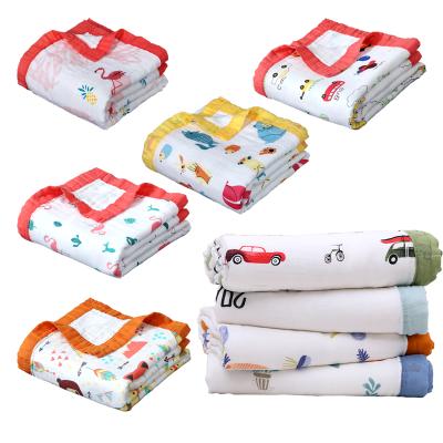 China Anti Dust Mite Newborn Listing Super Soft Newborns Wraps Muslin Blankets Cotton Blanket For Baby for sale