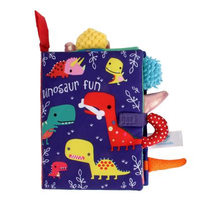 China Cartoon Early Pattern Elephant Education Kindergarten Children Educational Cloth Book With Ring Paper Educational Toys for sale