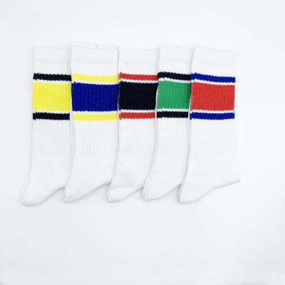 China Antibacterial Sports Club Tube Socks White Custom Basketball Socks for sale