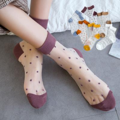 China Sheer Lace Transparent Ankle Summer Women Socks Socks Manufacturer for sale