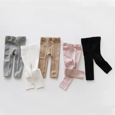 China New antibacterial double needle plain baby cotton ballet tights young girl cotton pantyhose for sale