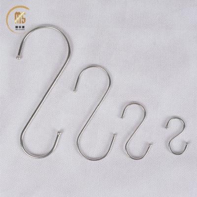 China Retail Industry Kitchen Stainless Steel Hanging Hook / Heavy Duty S Shaped Hanger Hook for sale