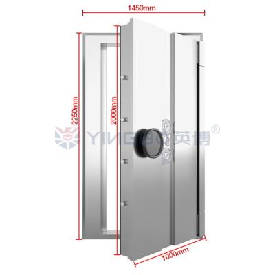 China H2250*W1450mm Anti-Cut Modern Bank Tresor Tür drei Schloss Verbindung YB/VC-2 zu verkaufen