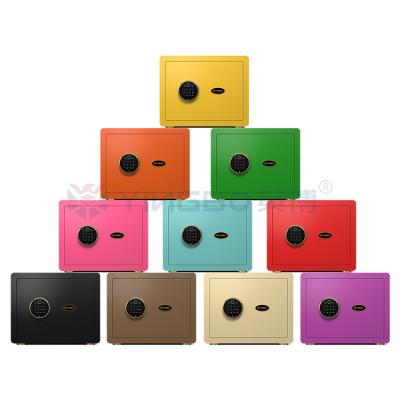 China Colorful Home Safe Box Fingerprint Lock Security Safe Box YB/SC-25#---30# for sale