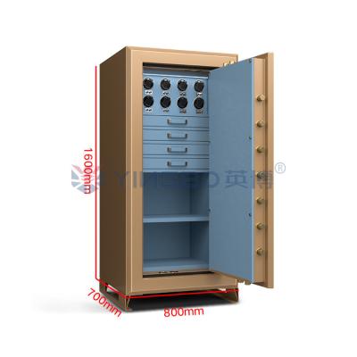 China H1600mm Luxury Watch Winder Safe Fingerprint Locking Jewelry Safe for sale