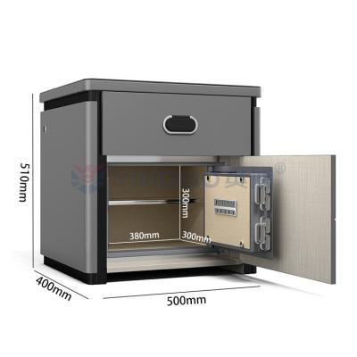 Chine Chargement sans fil Table de nuit Smart Safe Box Pour la sécurité à domicile à vendre