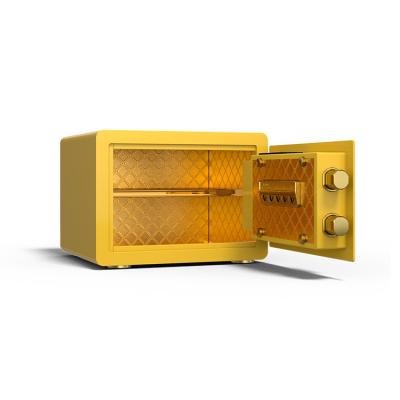 China 11kg Dual Alarm Home Safe Box Electronic Lock With Glossy Surface Tratement for sale