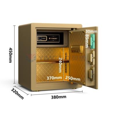 China Tweevoudig waarschuwingssignaal huis kluis Anti-diefstal H450mm ((Goud) Te koop