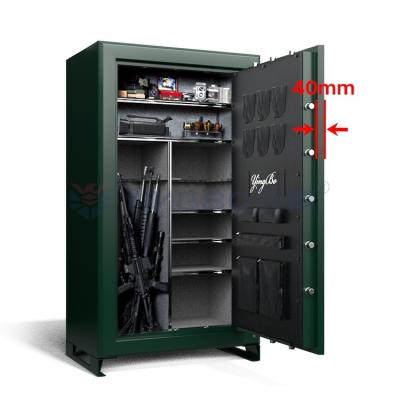 China 1400 Degree UL Lock Gun Safes Box With 75Mins Fireproof Rating Safe Gun Cabinets for sale