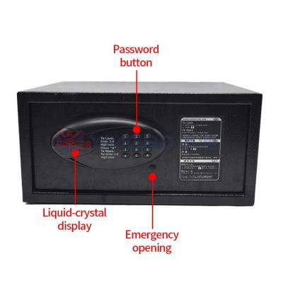 China Dual Alarm Steel Security Hotel Safe Box H200 With Digital Keypad for sale