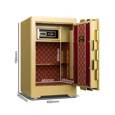 China OEM 4 Cu Ft Fingerprint Lock Commercial Safe Box H780mm YB/ZY-70 for sale