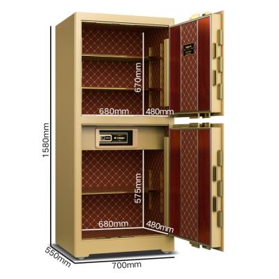 China 17.5 Cu Ft Security Safe Box Bank Grade 4 open ways 278±2kg YB/ZY-150D for sale