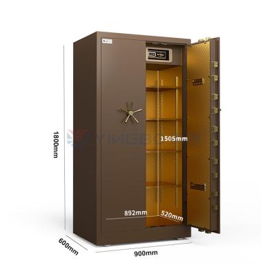 China Biometric Fingerprint Lock Vault Safe Door For Security Heavy Bank Safe Door for sale