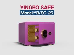 YB-SC-25-home safe box-purple