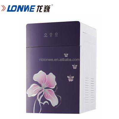 China Office Desktop Glass Water Dispenser With Hot And Cold Water With Customer Design for sale