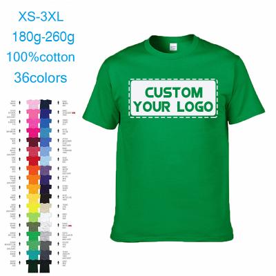 China Custom Printed Anti-Wrinkle T Shirts 100% Cotton T-shirt Men Premium T-Shirt With Custom Printing Logo for sale