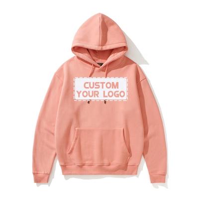 China Custom Wholesale Anti-Wrinkle Pullover Hoodie OEM Heavy Cotton Hoodies Refine Unisex Oversized Pullover for sale