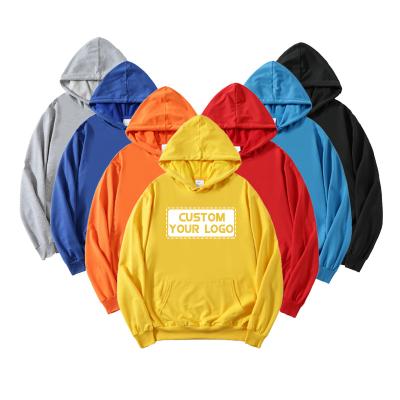 China Wholesale 100% Anti-Wrinkle Preshrunk Custom Embroidery Logo Heavyweight Cotton Hoodies Sweatshirts Cotton Hoodies for sale