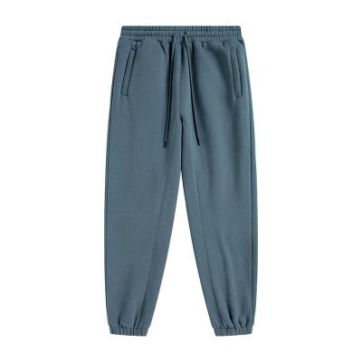 China Anti-wrinkle custom plus size men sweatpants sports 100% cotton sweatpants for men for sale