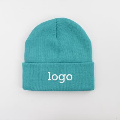 China breathable & Hotsale Custom 100% Beanie Hat Warm Knitted Beanie Winter Plain Waterproof High Quality Acrylic Beanie Hats Embroidery Logo for sale