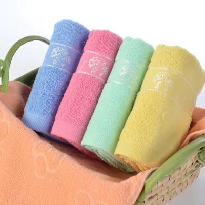 China Viable boutique cotton mushroom design face towel for whosale for sale