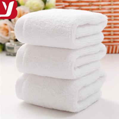 China Sustainable White Or Customized 100% Pure Cotton Bath Towel For Hotel for sale