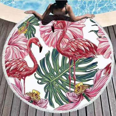 China 2020 Hotselling QUICK DRY Printing Round Pattern Microfiber Beach Towels for sale