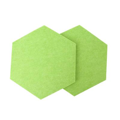 China 1850GSM Modern Customizable Fireproof 1850GSM Hexagon Sound Barrier EN ISO Hexagon 1716 Panel For Studio for sale