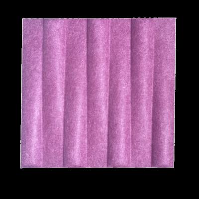 China Contemporary Customized 3D PET Acoustic Soundproof Fiber Panel Wall Panel Design 3D Acoustic Wall Panel For Ceiling for sale