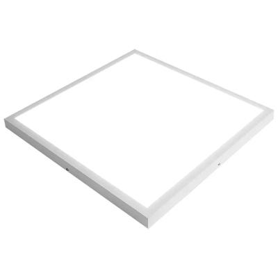 China Contemporary Modern High Lumen 36w 48w 600x600 595x595 Square Square Ultra Thin Flat Ceiling Led Panel Light For Office for sale