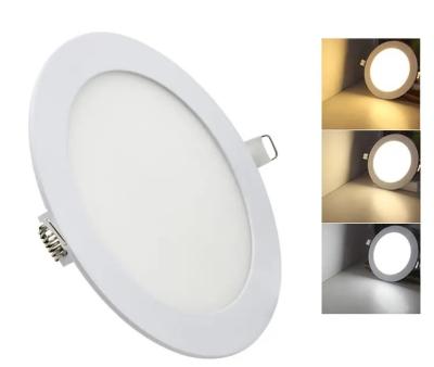 China 2023 New Contemporary Model Ultra Thin Recessed Commercial 3W/6W/9W/12W/15W/18w/24W LED Square / Panel Light Round Recessed Led Downlight for sale