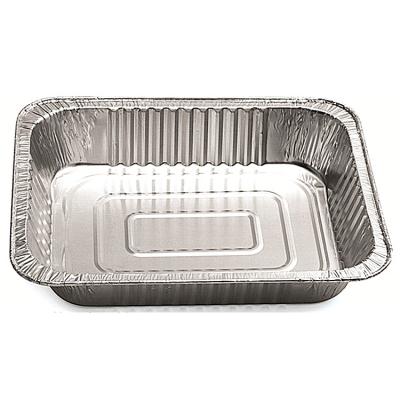 China Disposable Turkey Mold Pan Grill Pan Disposable Pan Food 13x10 Inch Aluminum Foil Size Aluminum Foil Container for sale