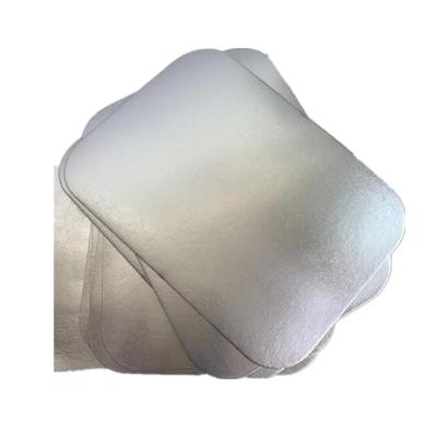 China Disposable Food Factory Supply Aluminum Foil Container Paper Lid for sale