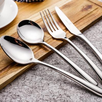 China Sustainable Manufacture Silverware Party Professional Stainless Steel Silverware Flatware Luxury Set for sale