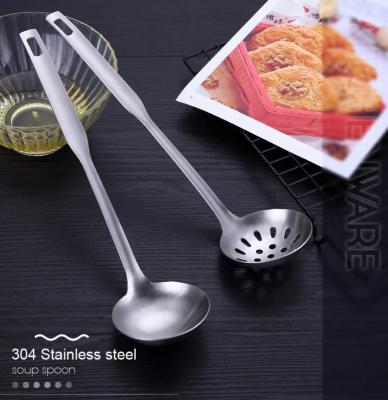 China High Quality Sustainable Soup Spoons Stainless Steel Hot Pot Spoons Essential Metal Spoon Spoons For Kitchen for sale