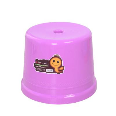 China Latest Storage Technology Household Plastic Round Sneak Indoor And Outdoor Portable Stable Stackable Sitting Stool for sale