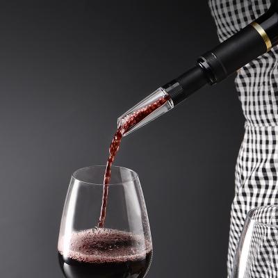 China Sustainable Wine Aerator Pour Spout Bottle Stopper Decanter Pourer Aeration for sale