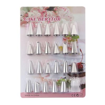 China Lixsun Sustainable Hot Sales Stainless Steel Cake Pastry Guns Icing Tips Sets / Cake Supplies Decorating Tips Tool for sale