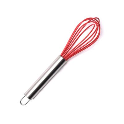 China 8 inch viable manual silicone beater, egg beater/egg beater for sale