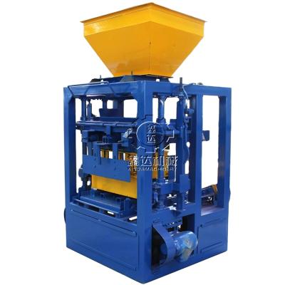 China Buliding Diesel Construction Concrete Block Machine Price Interlocking Manual Brick Making Machinery for sale