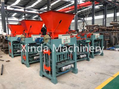 China Building Material Shops Qmj4-30b Small Soil Brick Making Machine Fixed Hollow Block Forming Machine for sale