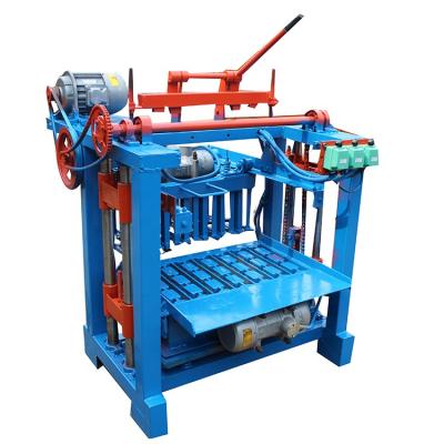 China building interlock brick making machine standard hollow brick construction manual clay brick machine for sale